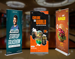 Capture Attention Fast with Roll Up Banner Stands!