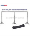 6m W x 6m H Chroma Key Green Photography Backdrop with Backdrop Stand