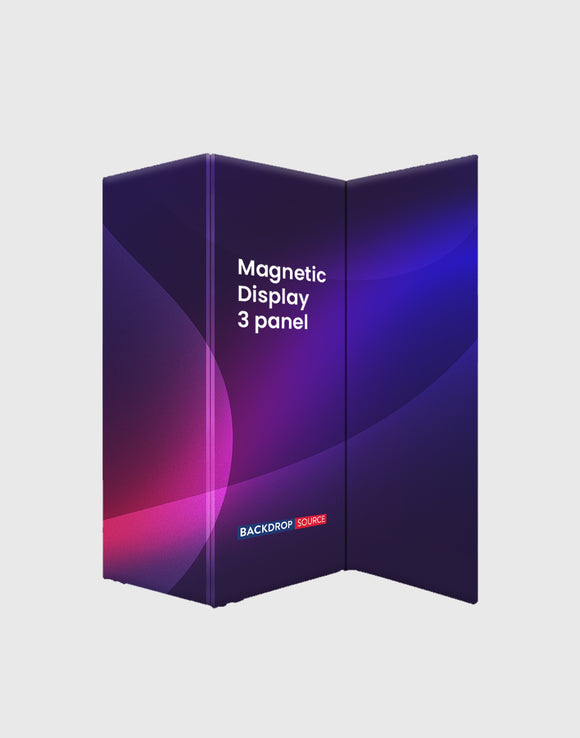 Magnetic Partition Displays - 3 Panel