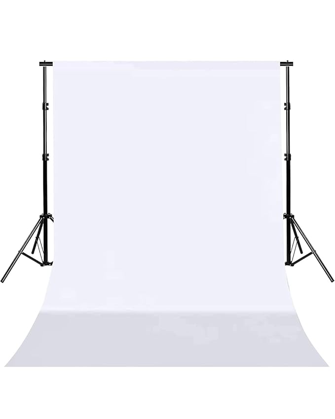 Heavy Duty Pure Muslin Photography Backdrop - Solid White