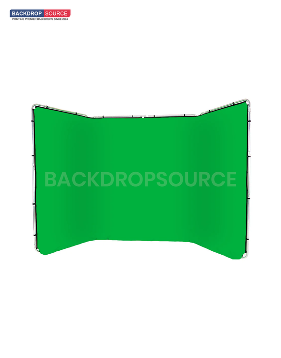 Panoramic Background Chroma Green 4m wide