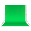 6m W x 6m H Solid Chroma Green Backdrop with a Stand