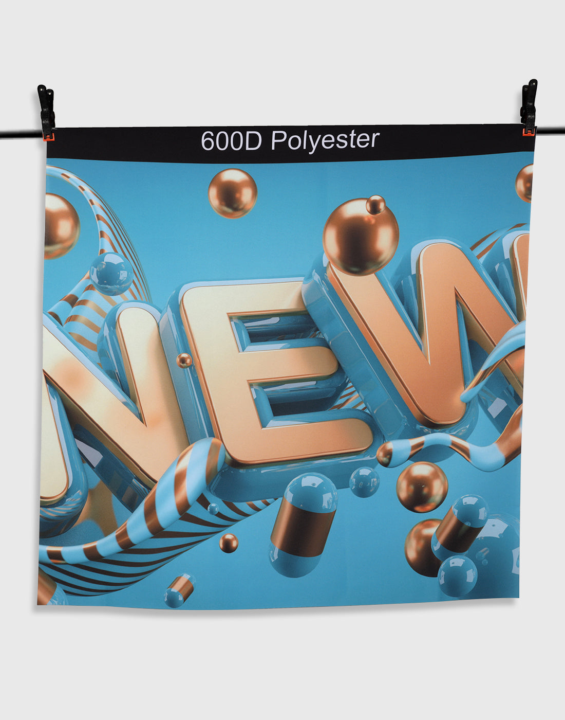 Customized Eco-Friendly 600D Polyester Fabric Printing