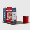 Portable Exhibit Display 6m - Model 7