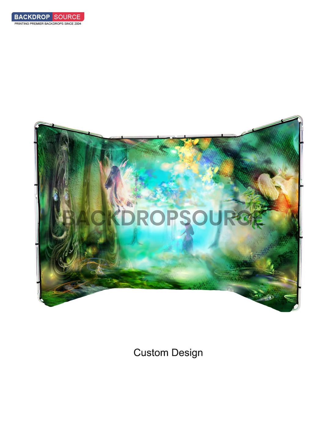 Customized Design Panoramic Background 4m wide