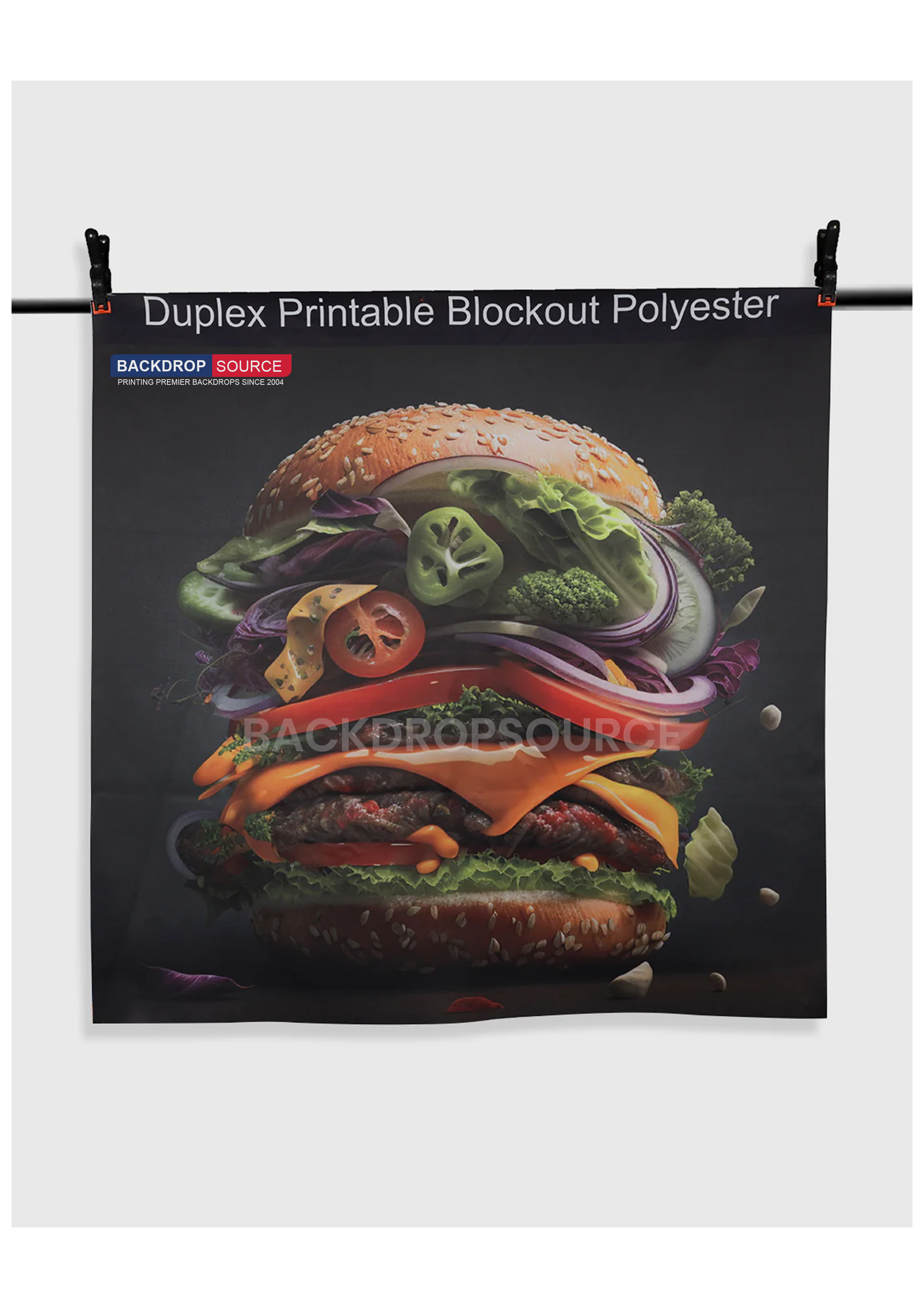 Duplex Blockout Polyester Backdrop (300 GSM)