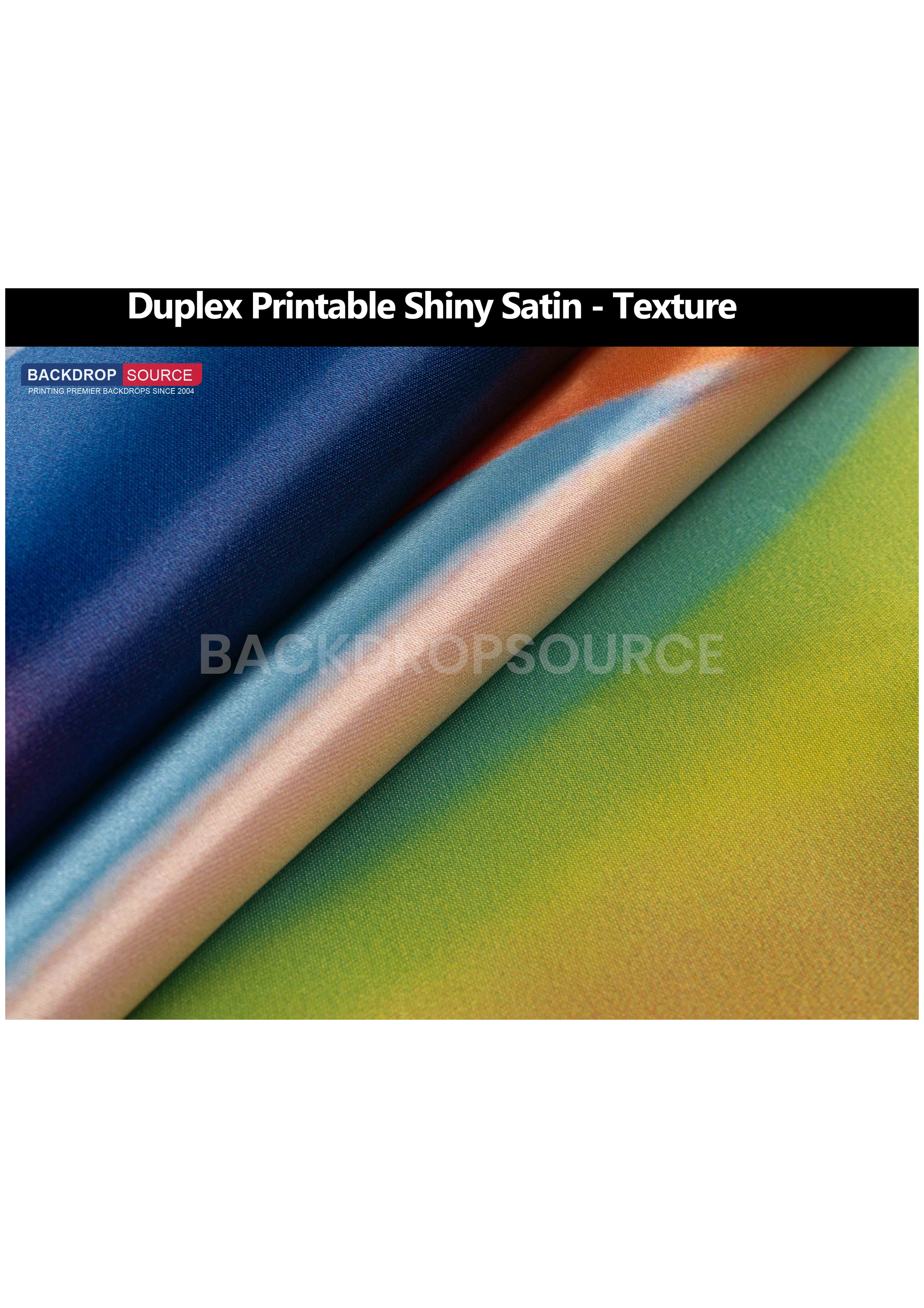 Duplex Shiny Satin Polyester