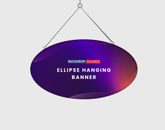 Sky Tube Ellipse Hanging Banner