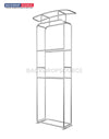 3D Vertical Column with Header