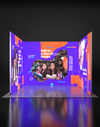 Foldable SEG Backlit Exhibition Display - Model 6