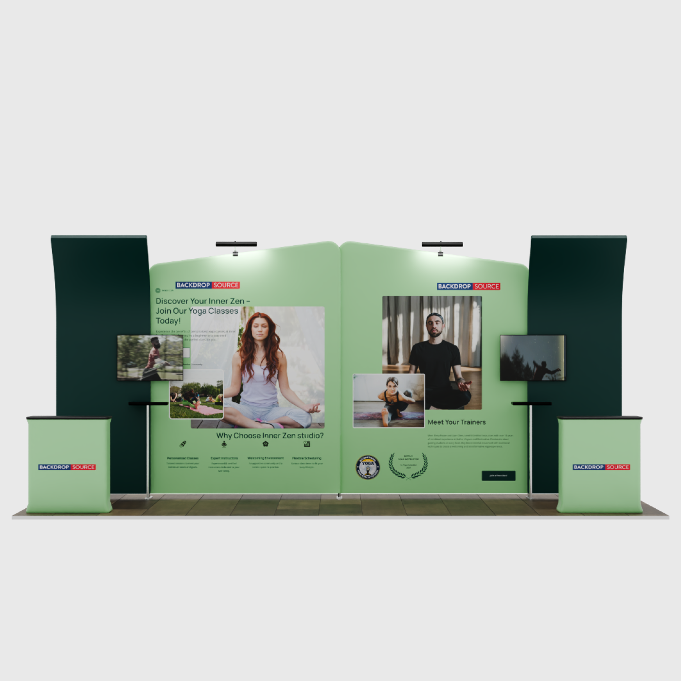 Portable Exhibit Display 6m - Model 3