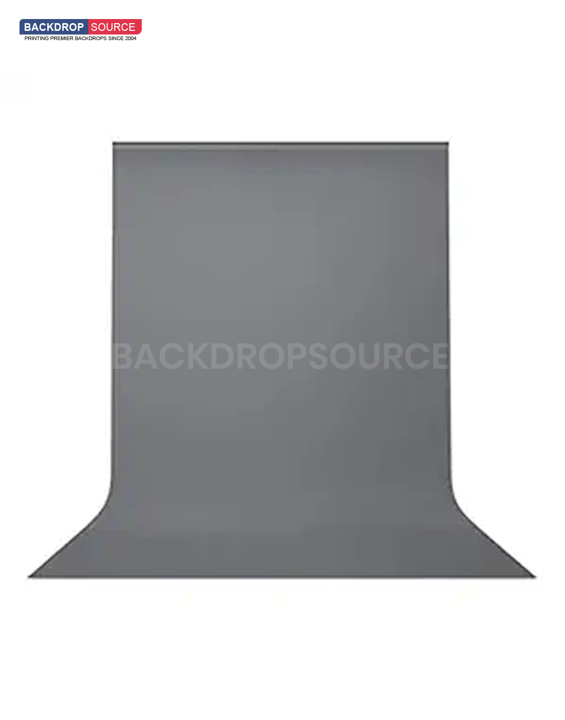 Heavy Duty Pure Muslin Photography Backdrop - Gray