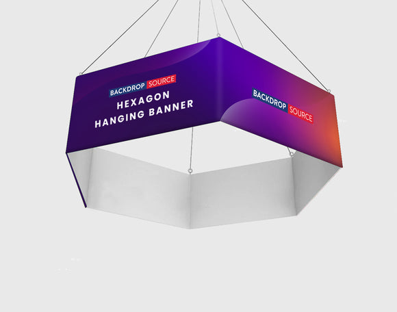 Sky Tube Hexagon Hanging Banner