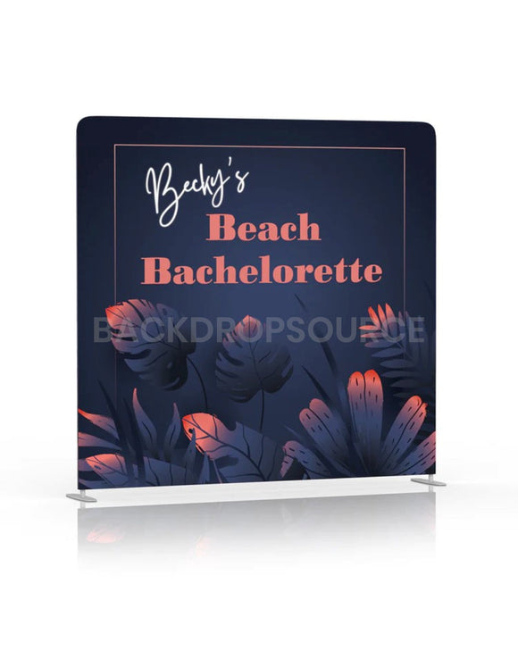 Midnight Waves Bachelorette Backdrop