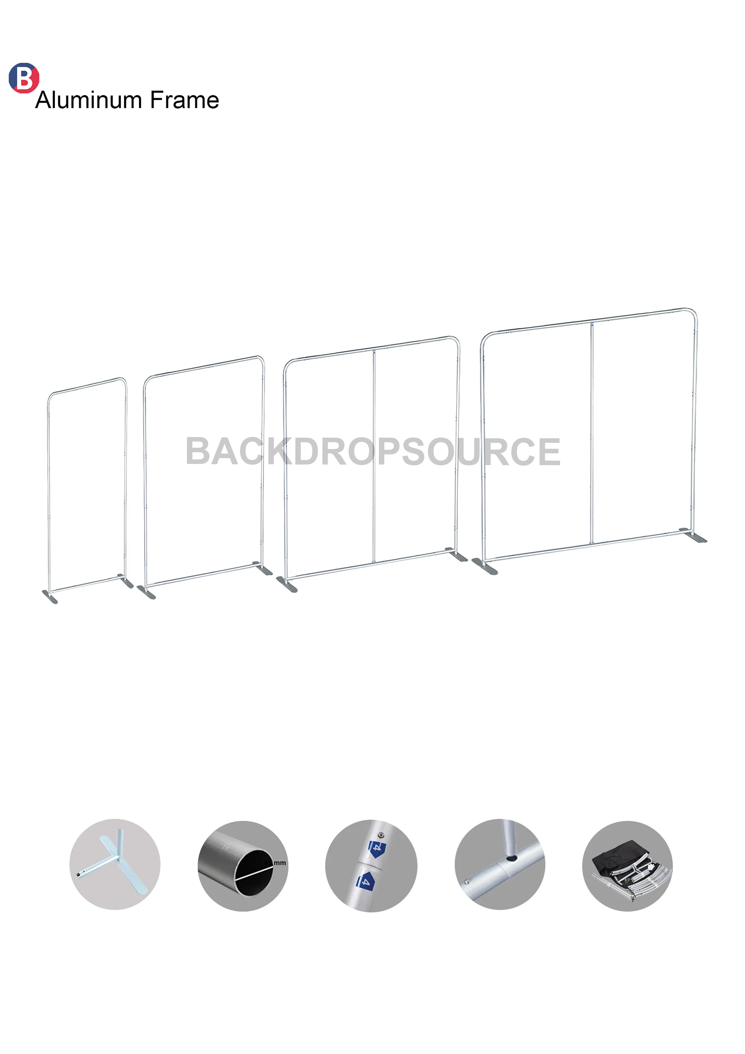 Portable Exhibit Display - H-2.3m