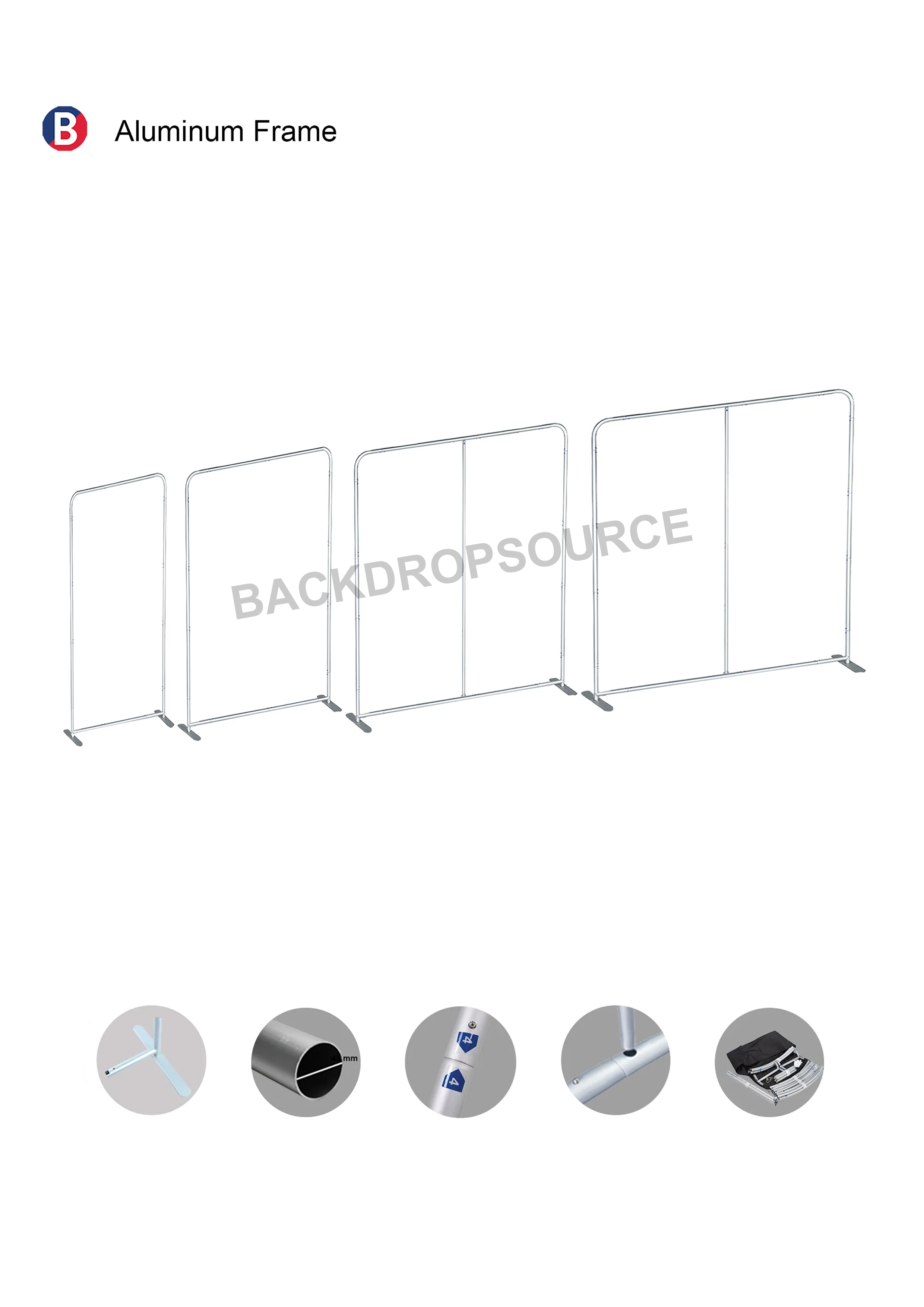 Portable Exhibit Display - H-2.5m