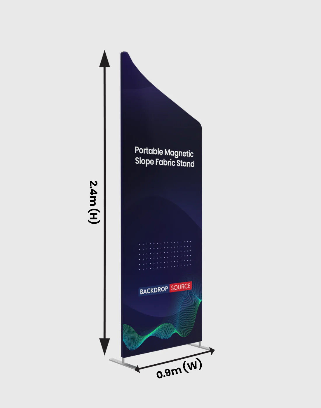 Portable Magnetic Slope Fabric Stand