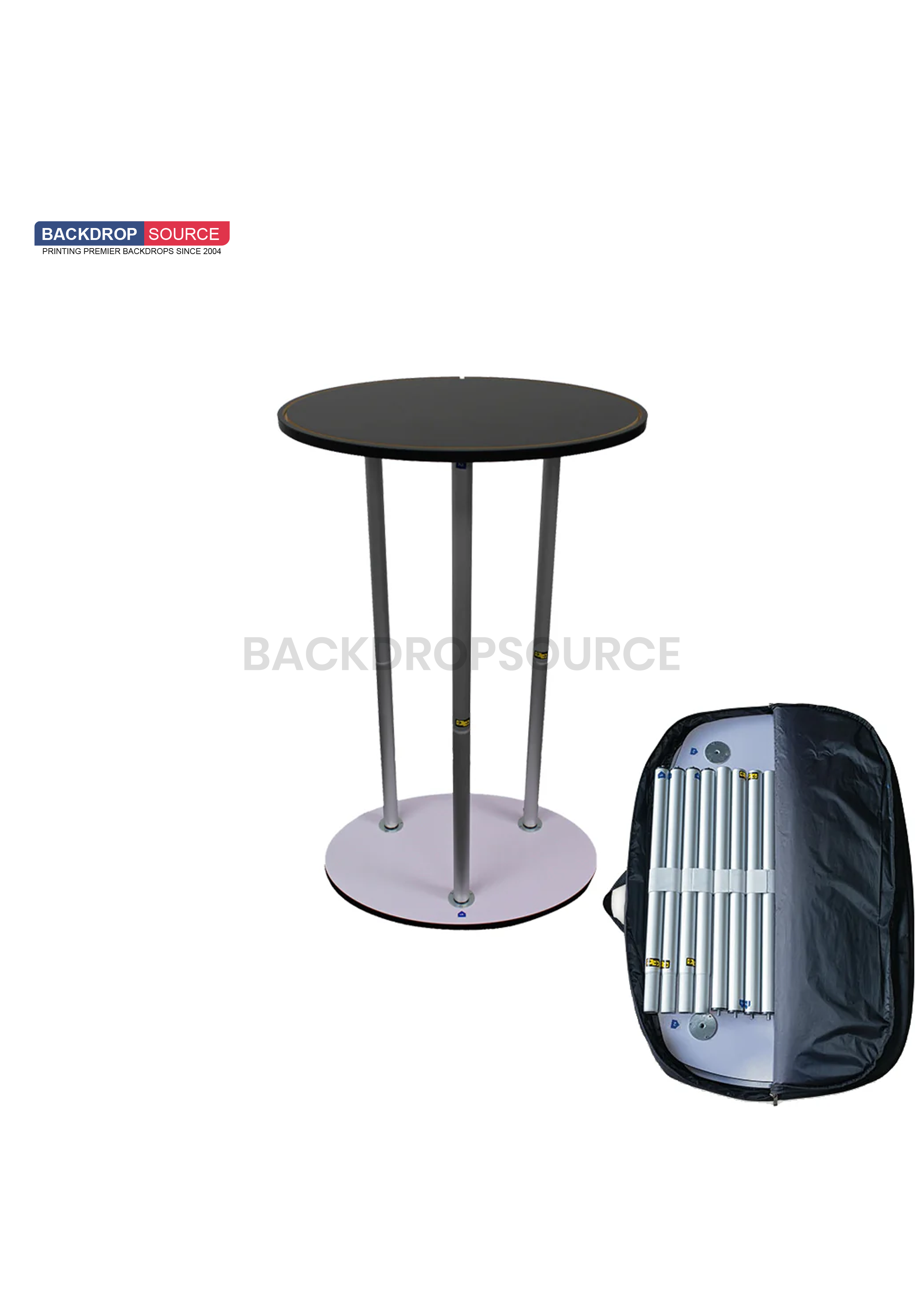 Round Fabric Display Counter (For Podium & Booth Exhibitions)