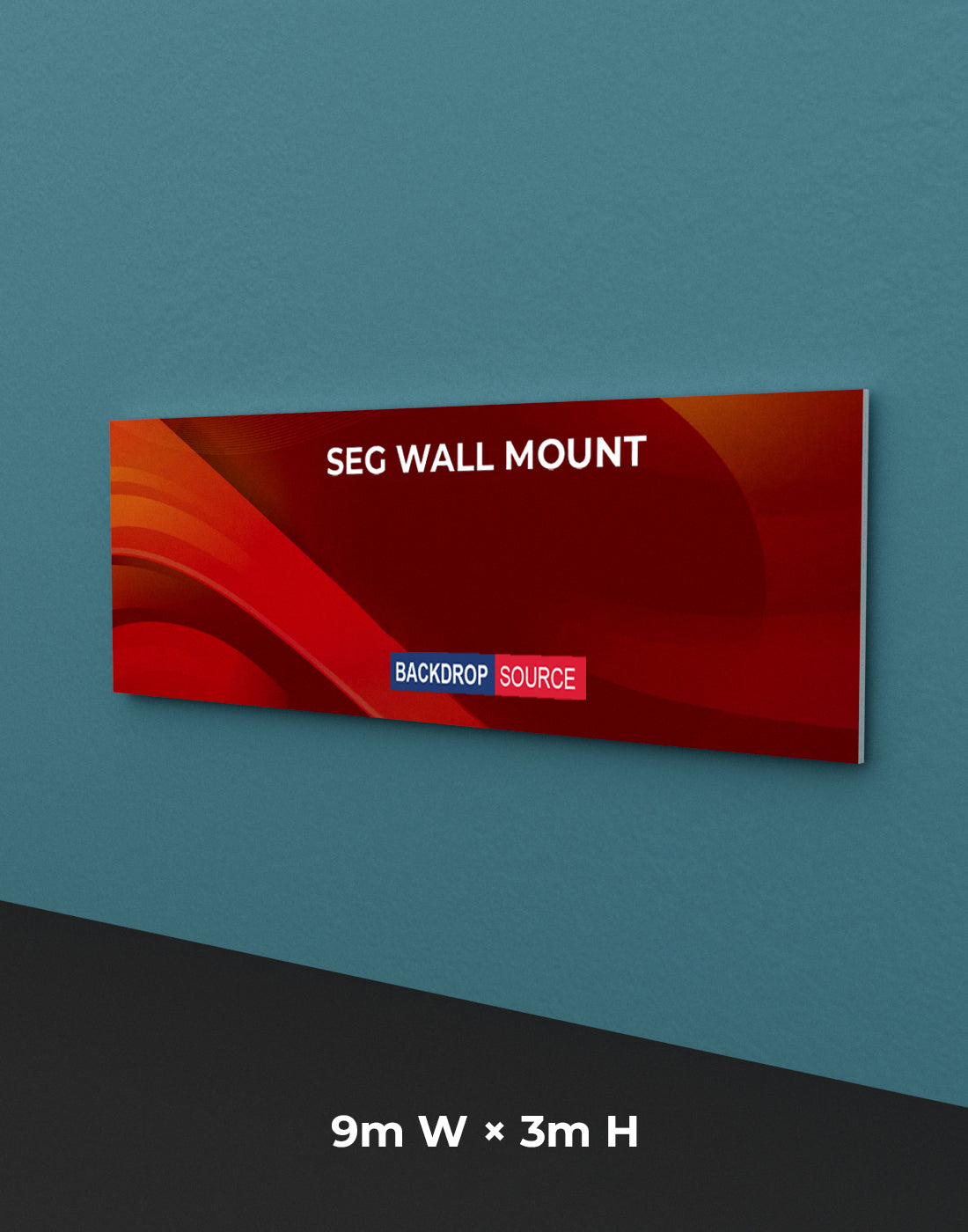 Wall-Mounted SEG Fabric display