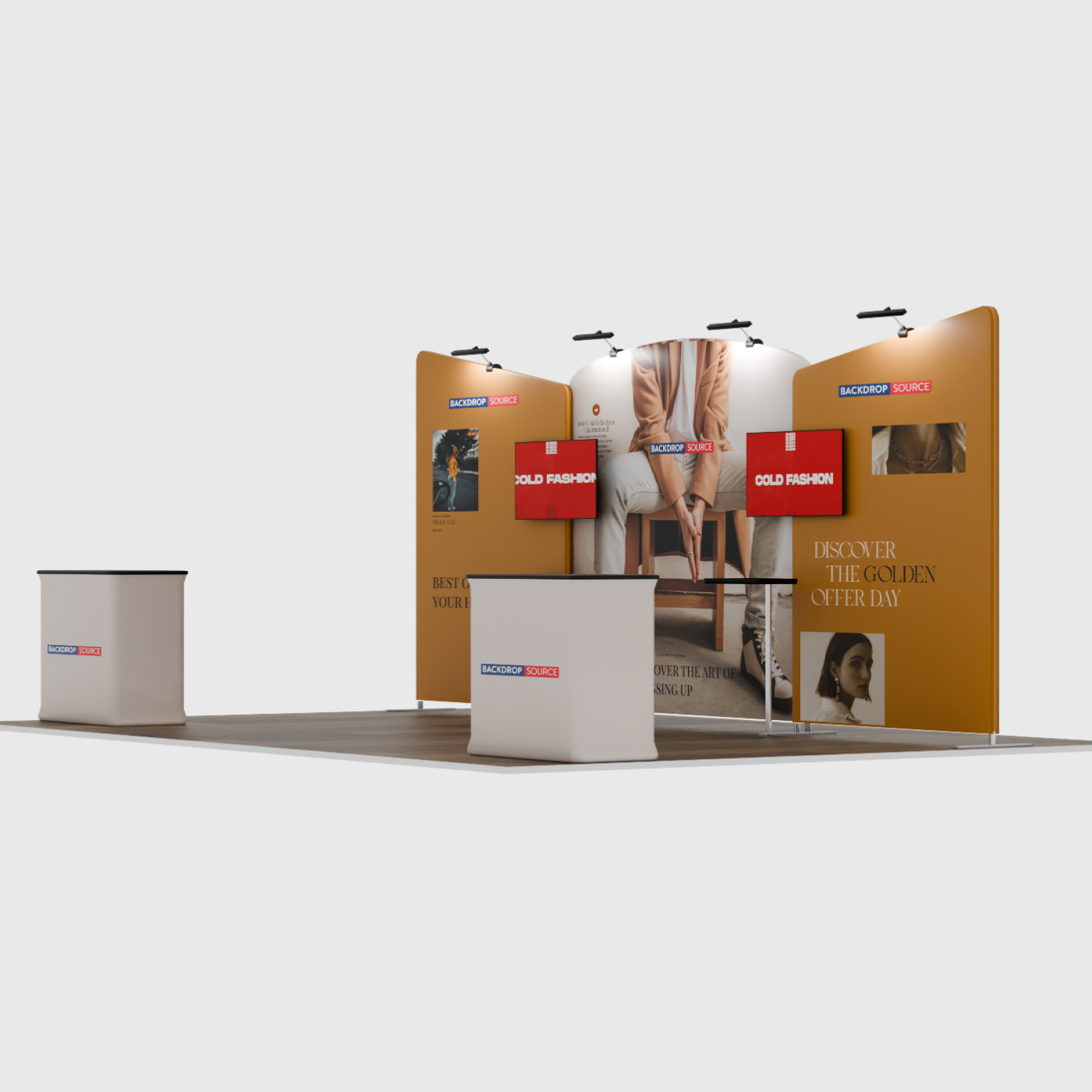 Portable Exhibit Display 6m - Model 8