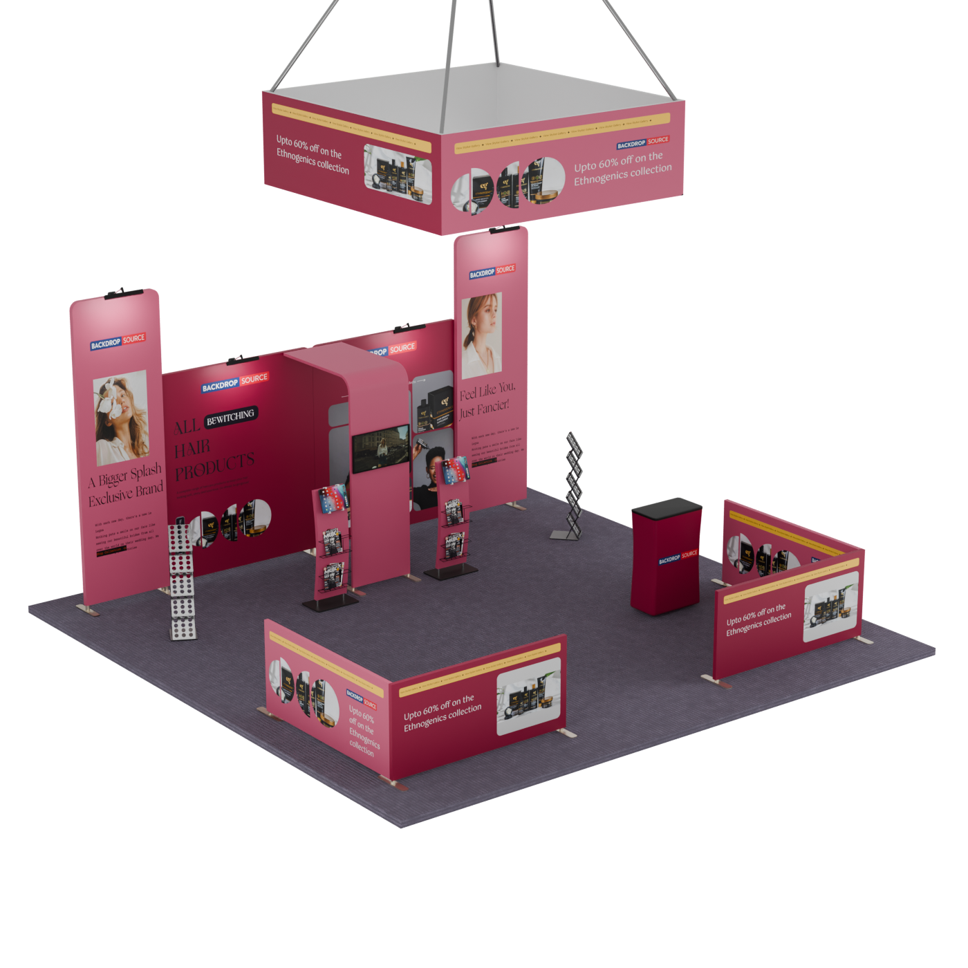 Modular Booth Kits 6m - Model 07