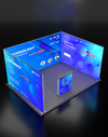 4m SEG Modular Lightbox Display for Tradeshows - Model 2