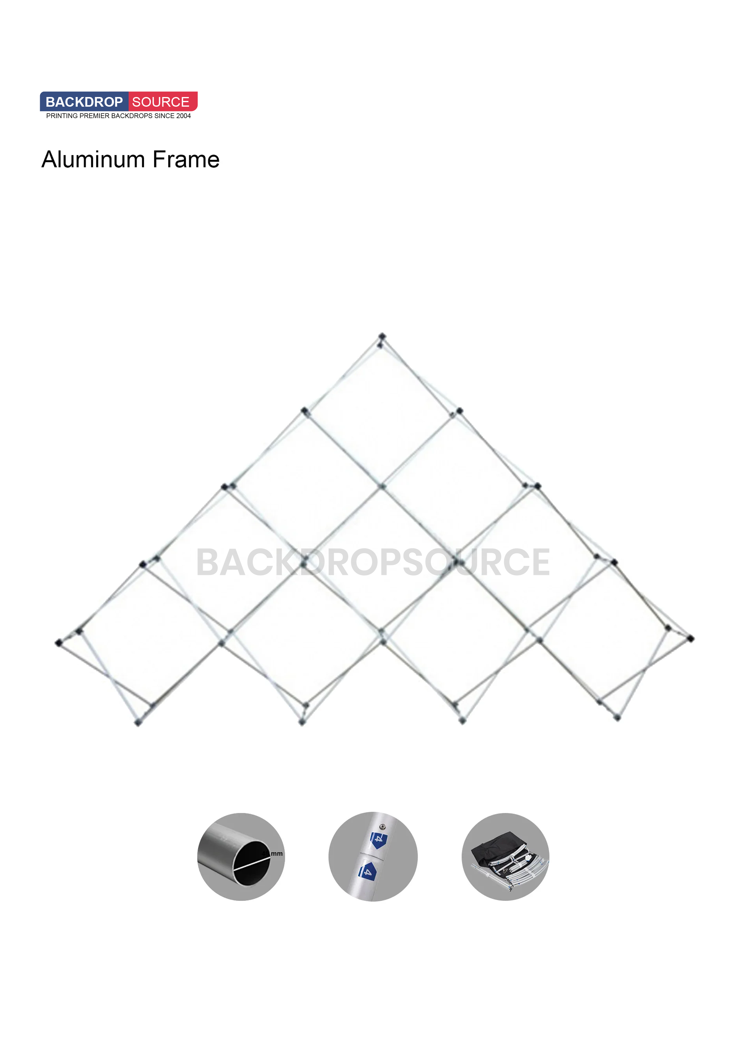 Triangular (large) - Pop Up GeoMetrix Grid Display