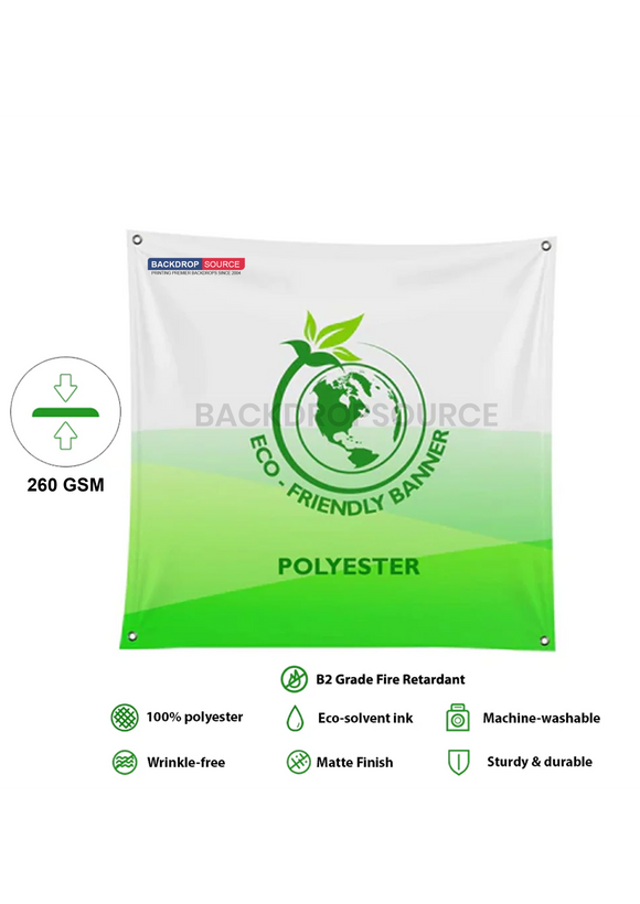 TrueKolor Eco-Friendly Wrinkle Free Fabric Banner Printing