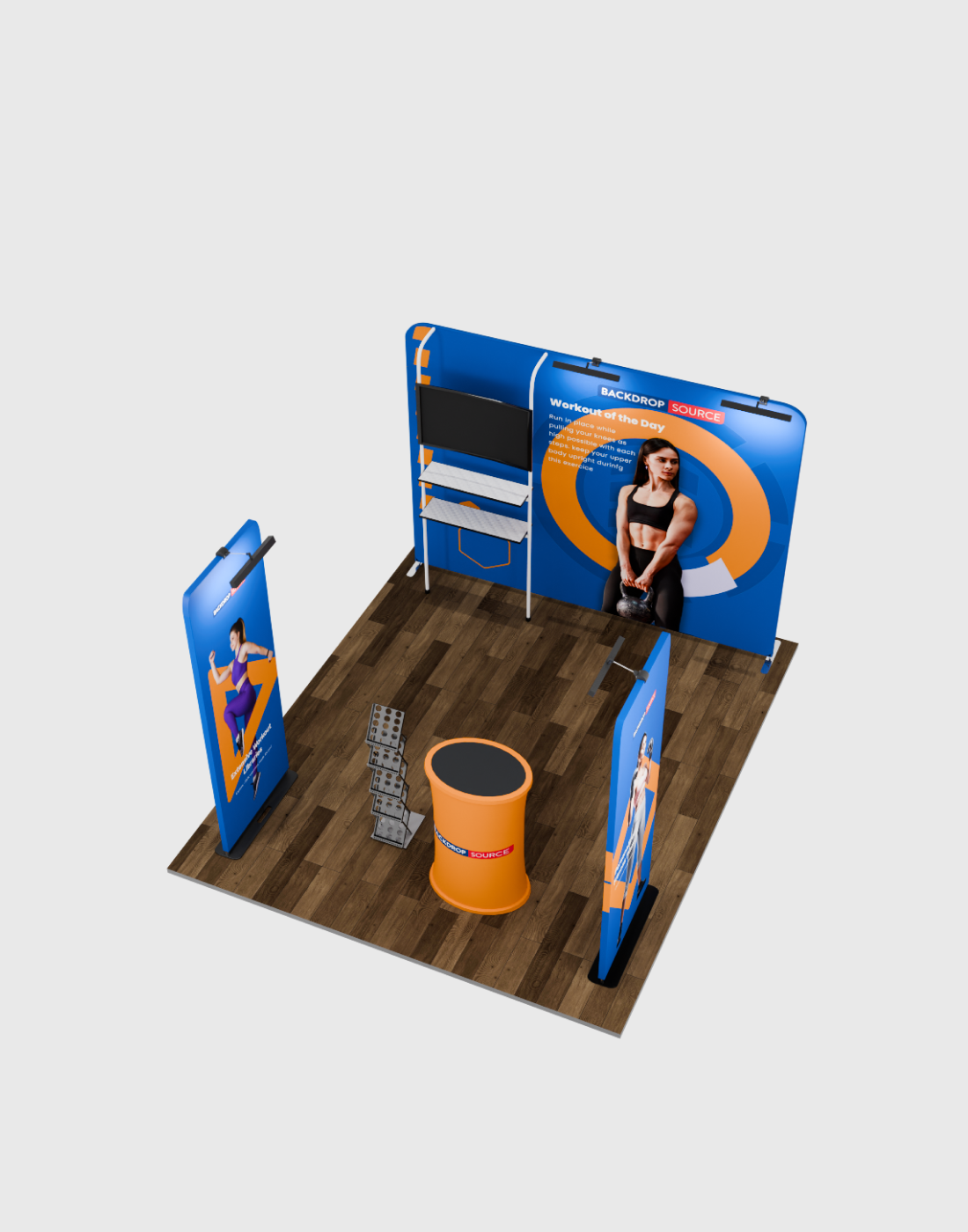 Premium Exhibition Kit for 3m Wide Booths