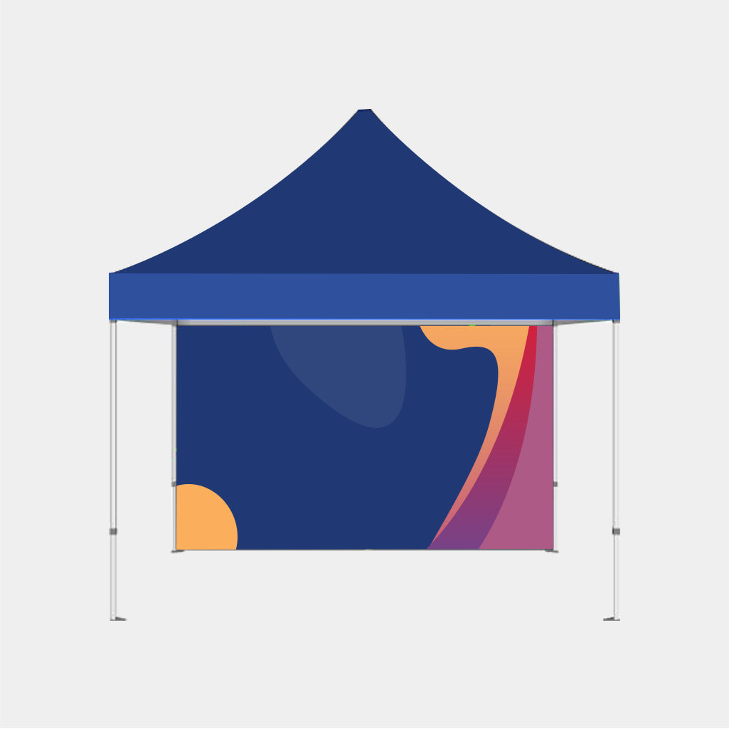 4.5m Custom Pop up Canopy Tent with Full Backwall Backdropsource UK